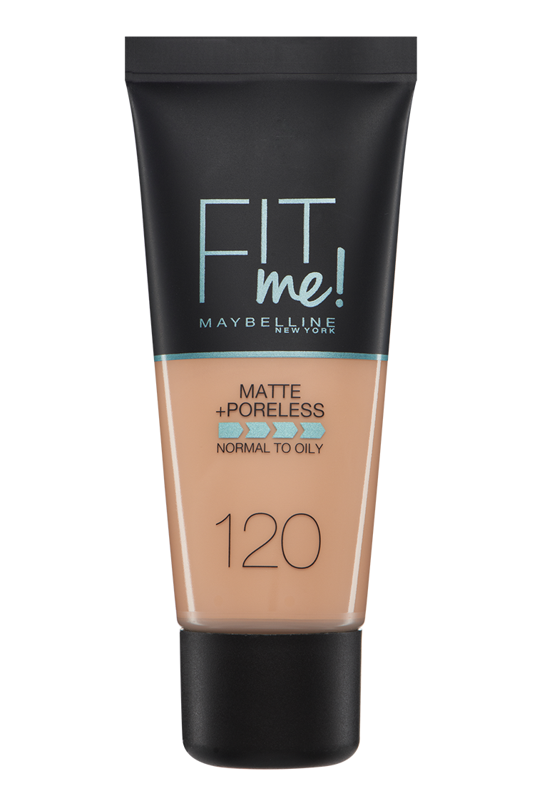 (120 CLASSIC IVORY ) Maybelline New York Fit Me Matte + Poreless Foundation - فونديشان فيت مي