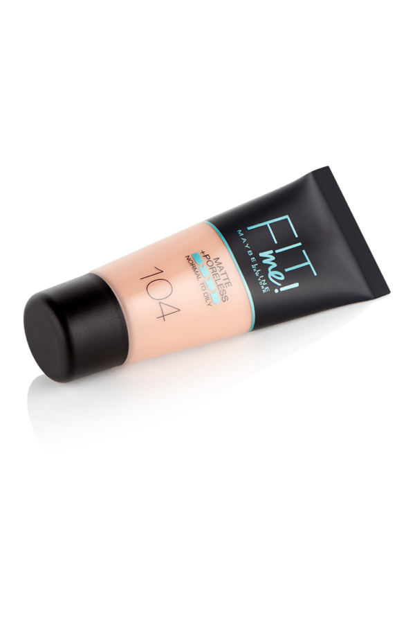 ( Maybelline New York Fit Me Matte & Poreless Foundation - (   104 Soft Ivory - Image 4