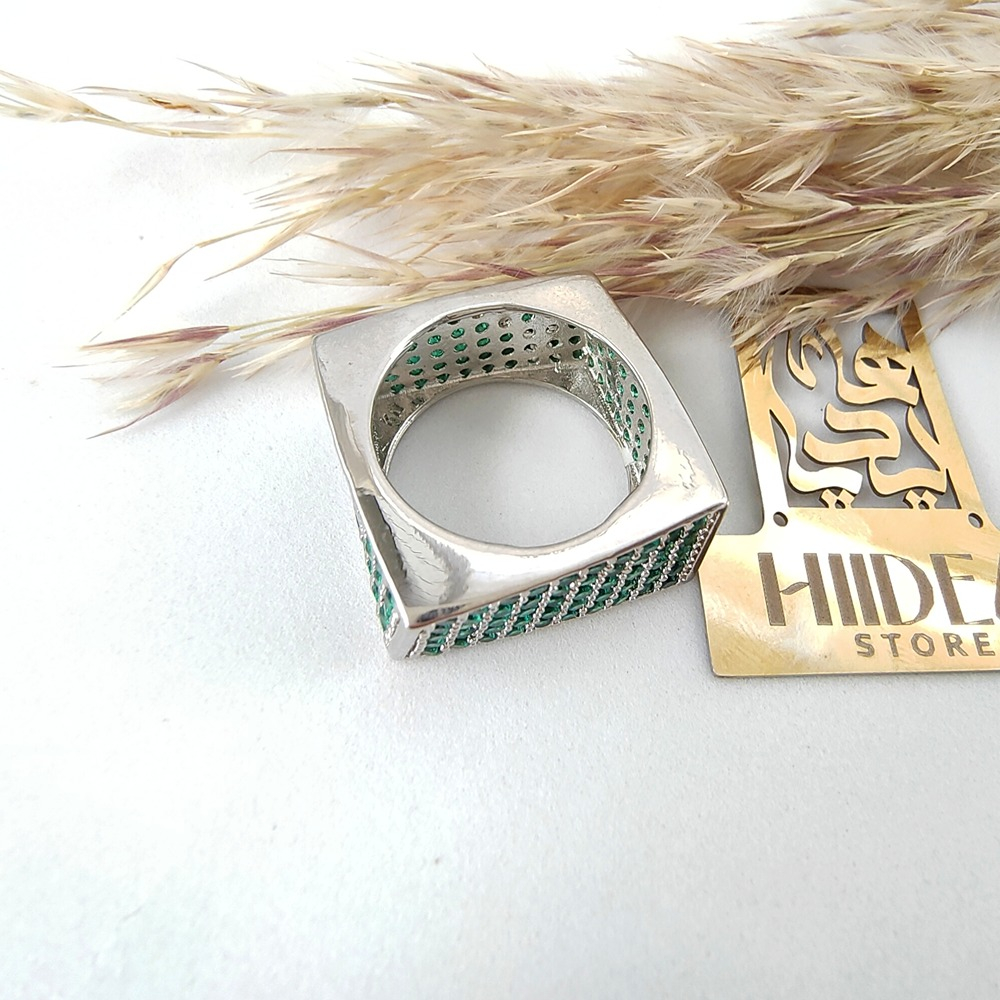 دبلة مربعة ترند سيلفر - الصورة 4