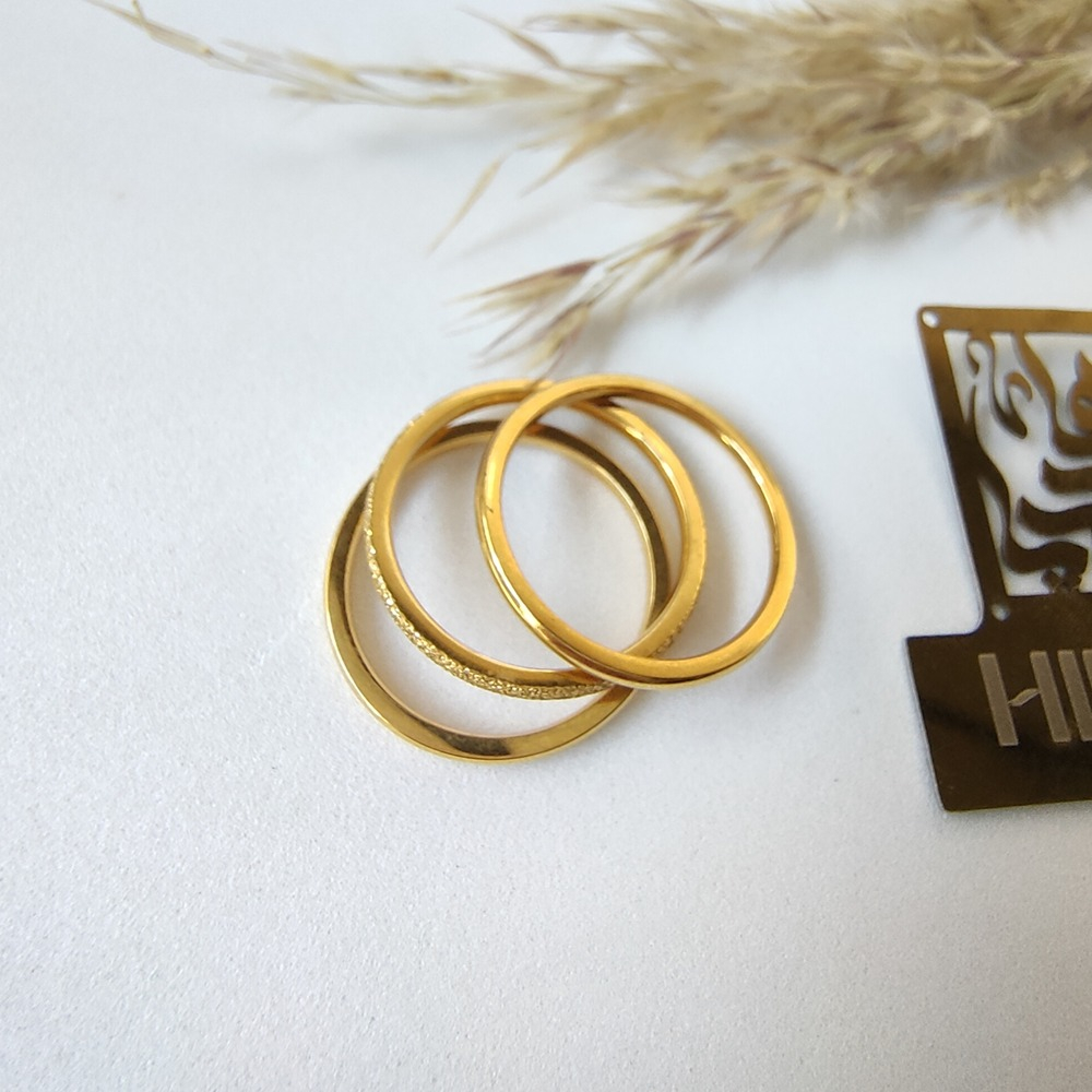 دبلة ستانلس 3حلقات