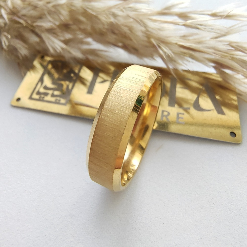 دبلة ستانلس منقوشة