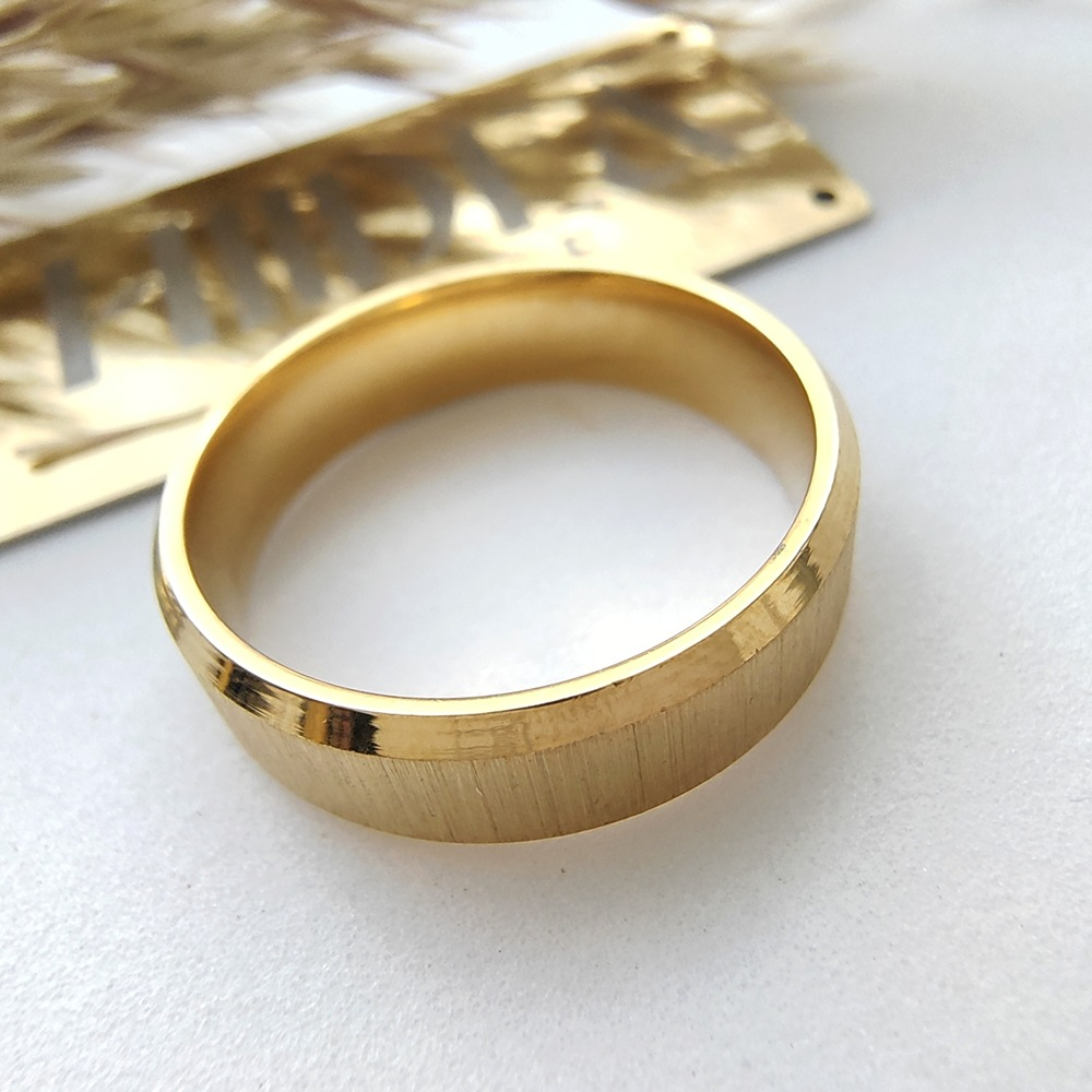 دبلة ستانلس منقوشة - الصورة 2