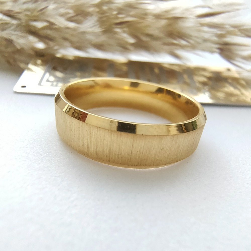 دبلة ستانلس منقوشة - الصورة 3