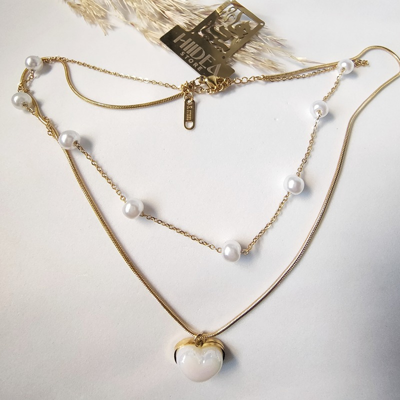 سلسلة ستانلس قلب لولي - الصورة 2