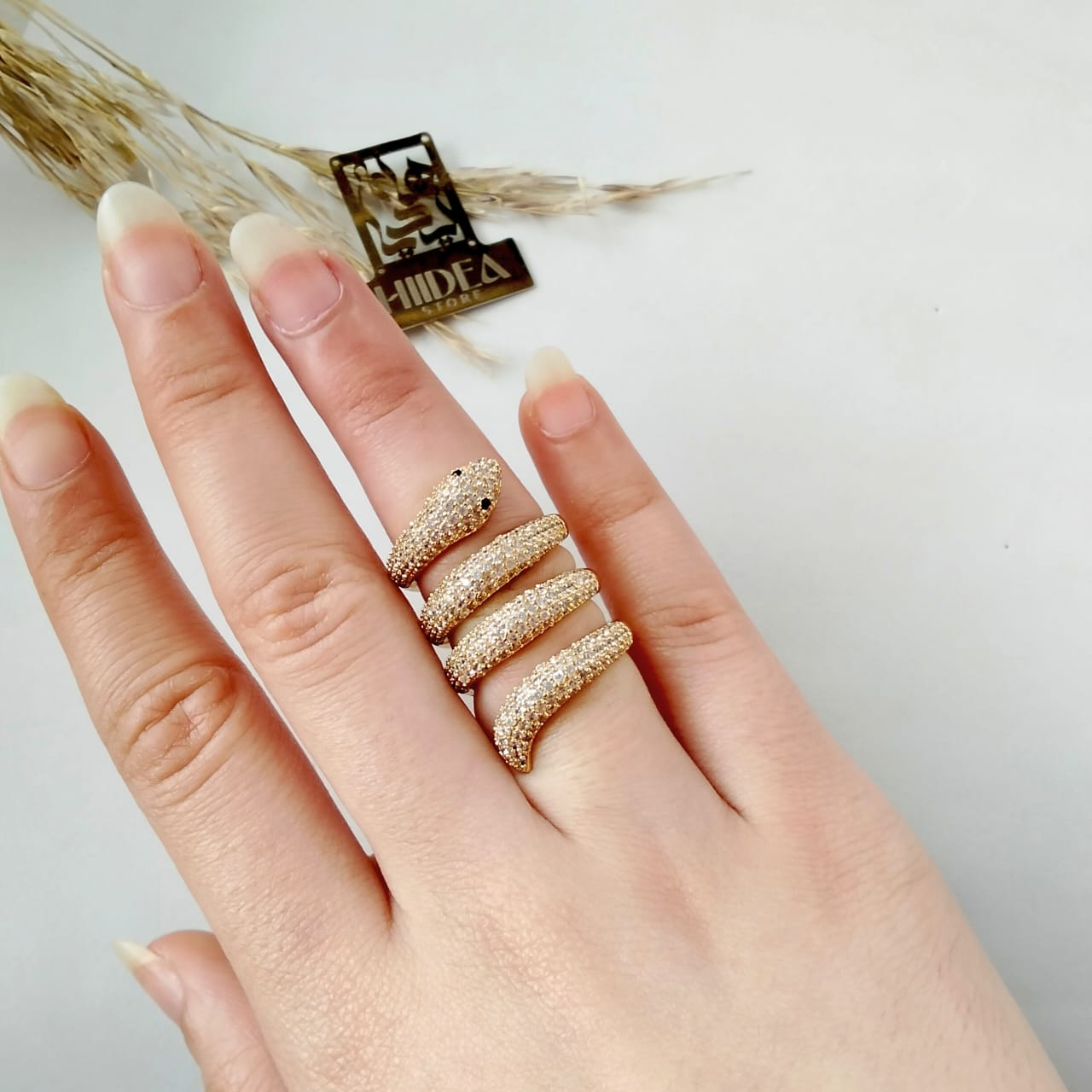 خاتم تعبان كوبي لازوردي - الصورة 2