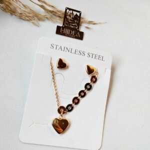 طقم ستانلس (كوليه + حلق)