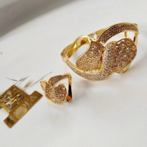 طقم (اسورة + خاتم )كوبي لاذوردي