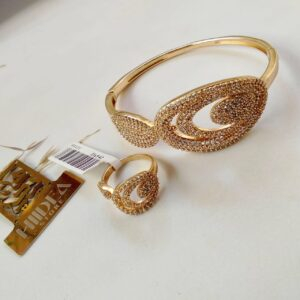 طقم (اسورة + خاتم )كوبي لاذوردي