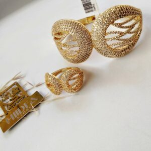 طقم (اسورة + خاتم )كوبي لاذوردي