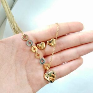 طقم ستانلس (كوليه + حلق)