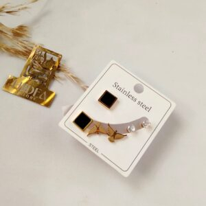 كارت حلق ستانلس 6قطع