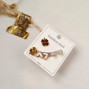 كارت حلق ستانلس 6قطع