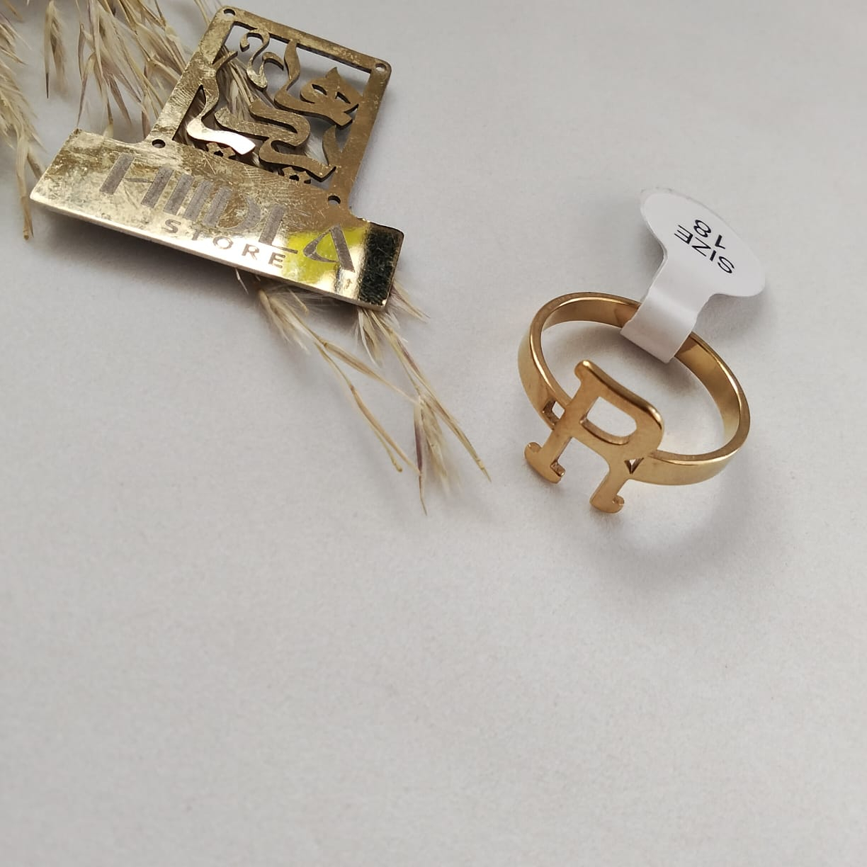 خاتم ستانلس حرفr