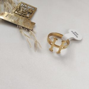 خاتم ستانلس حرفh