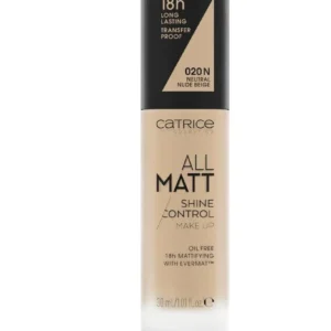 catrice all matt shine control [020 n] - فونديشان كاتريس اول ماط