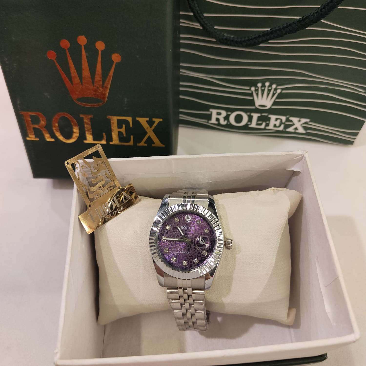 ساعة Rolex هاي كوبي 32ملل - الصورة 5