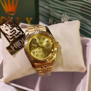 ساعة Rolex هاي كوبي مرصعة بفصوص كريستال 32ملل