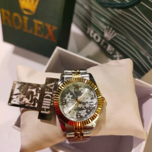 ساعة Rolex هاي كوبي مرصعة بفصوص كريستال 32ملل
