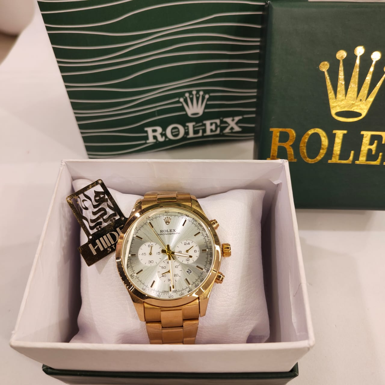 ساعة Rolex هاي كوبي رجالي 42ملل - الصورة 8