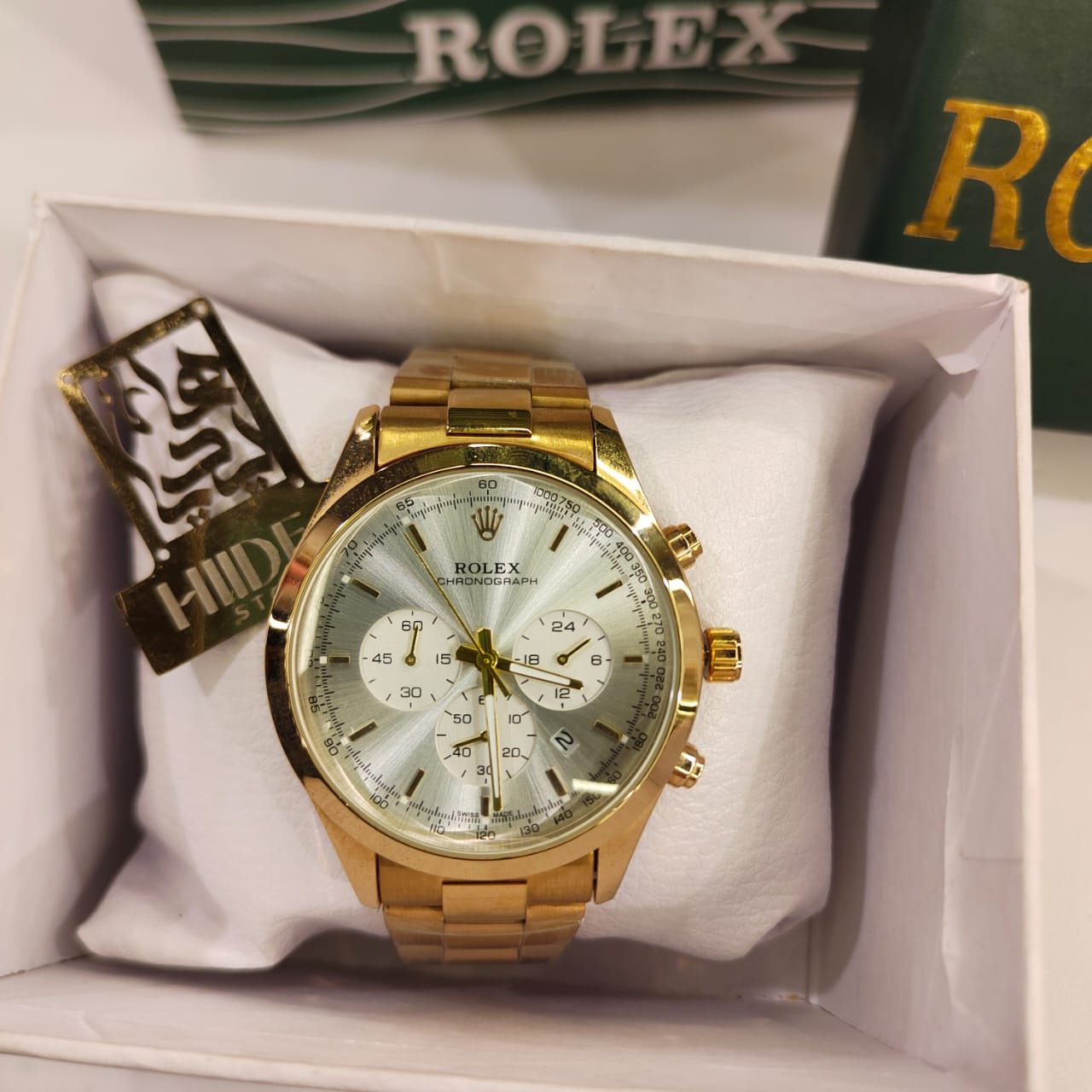 ساعة Rolex هاي كوبي رجالي 42ملل