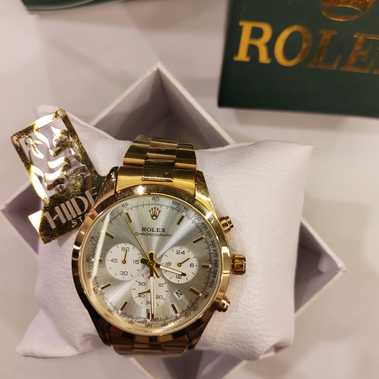 ساعة Rolex هاي كوبي رجالي 42ملل - الصورة 3